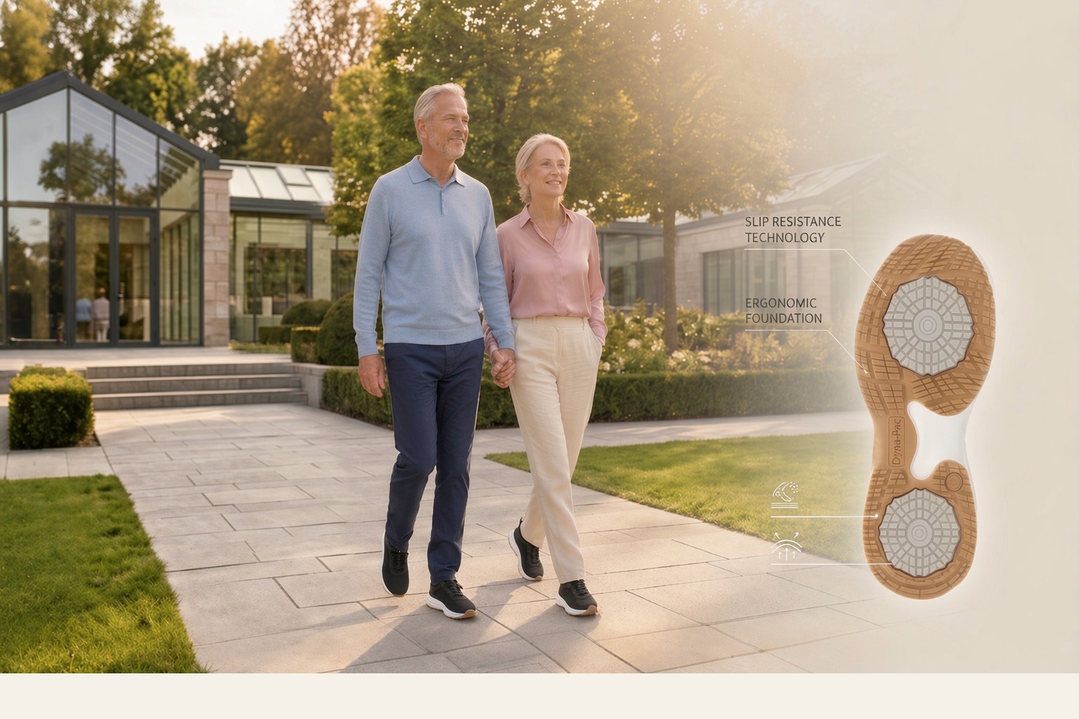 Dyna-Pac functional footwear technology features